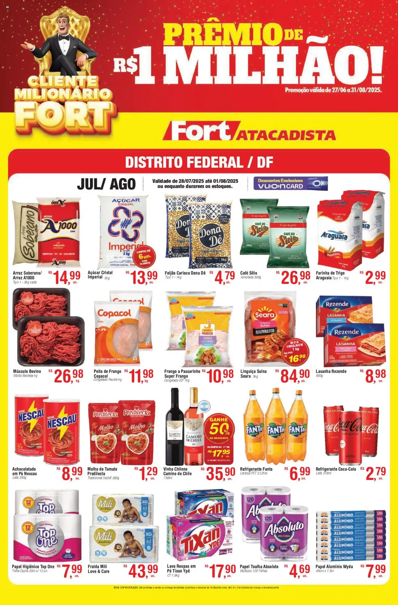 Fort Atacadista folheto "Ofertas da semana" válido a partir de 28/07/2025 - número de página 1