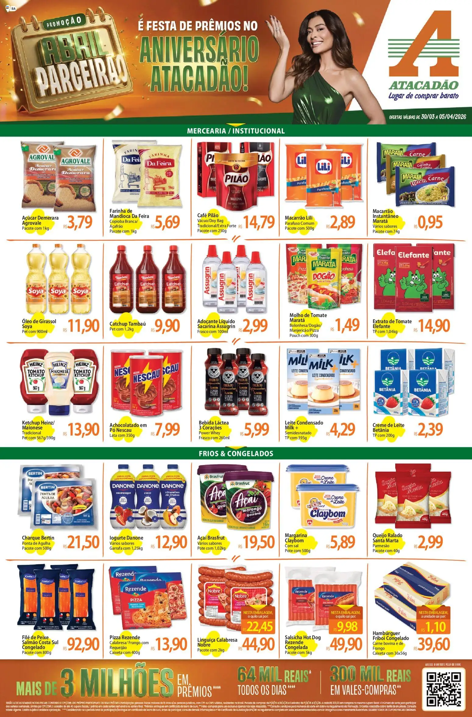 Pré-Visualização do folheto "Atacadão ofertas - BA" da loja Atacadão válido a partir de 30/03/2026