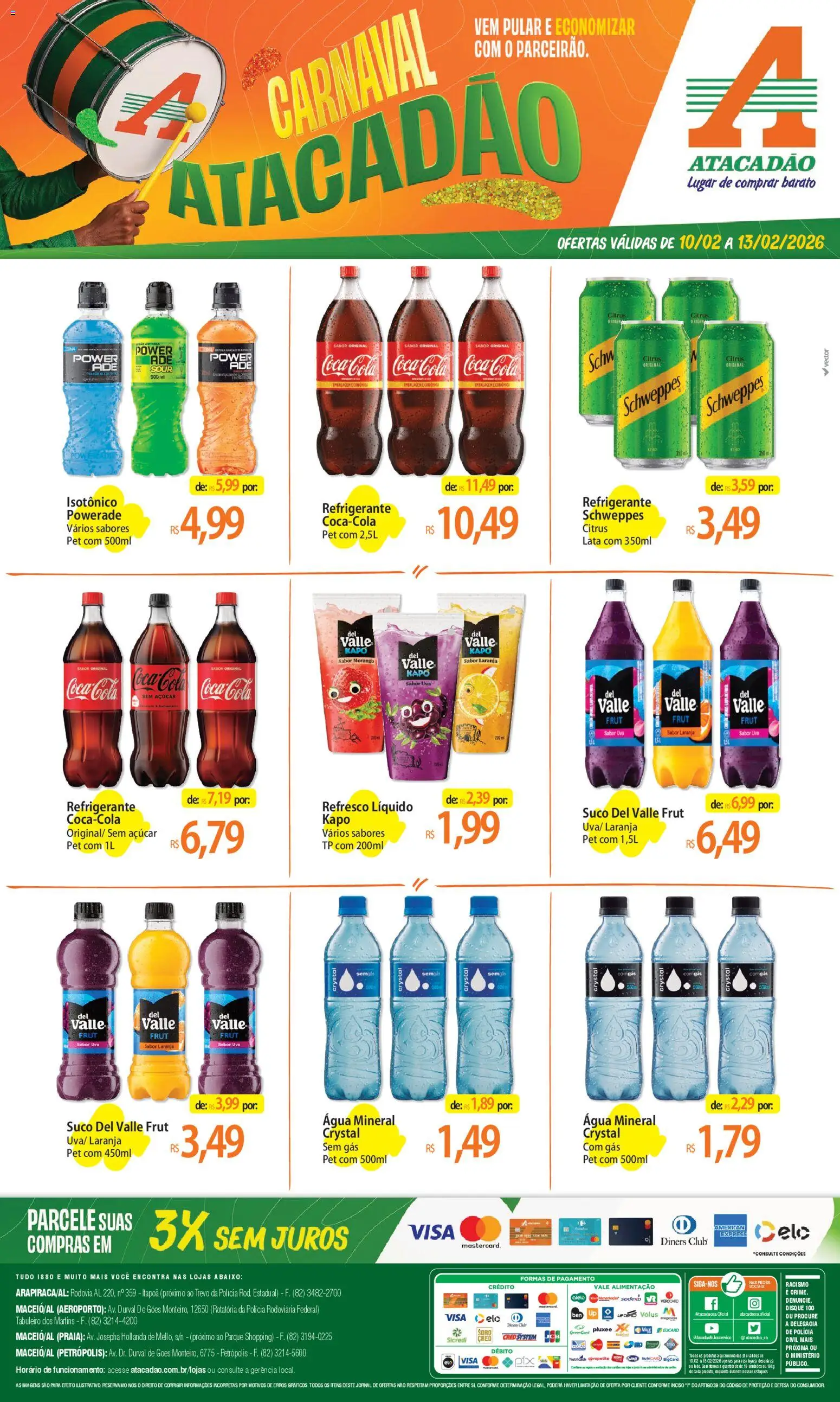 Pré-Visualização do folheto "Ofertas - AL" da loja Atacadão válido a partir de 10/02/2026