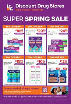 Preview of catalogue Catalogue from shop Discount Drug Stores valid 10/09/2025