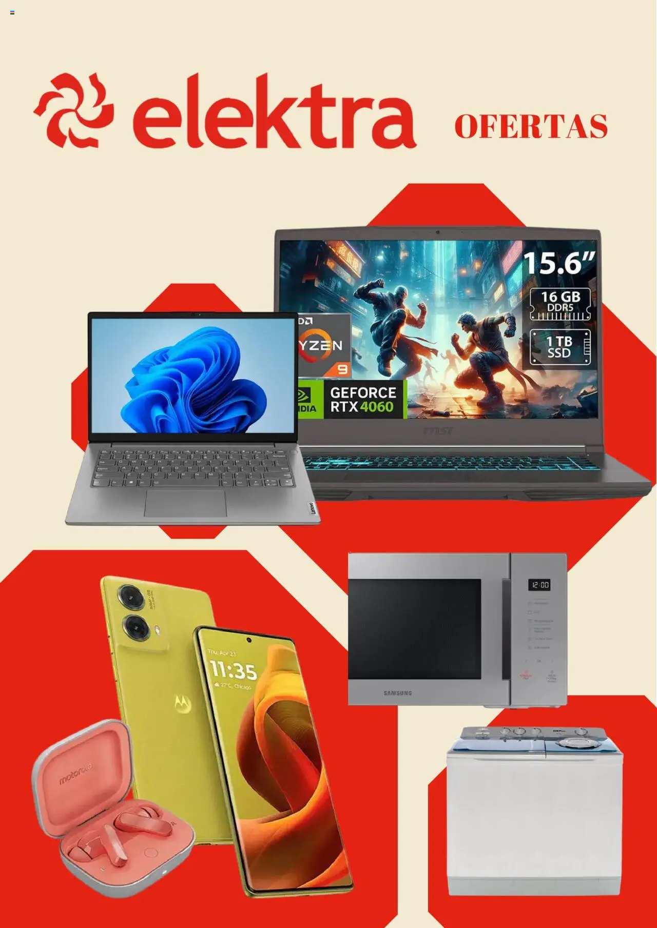 Catálogo Elektra y sus promociones válidas desde el 23/07/2025 - Número de página 1
