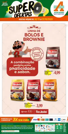 Pré-Visualização do folheto "Ofertas - SP" da loja Atacadão válido a partir de 08/10/2025