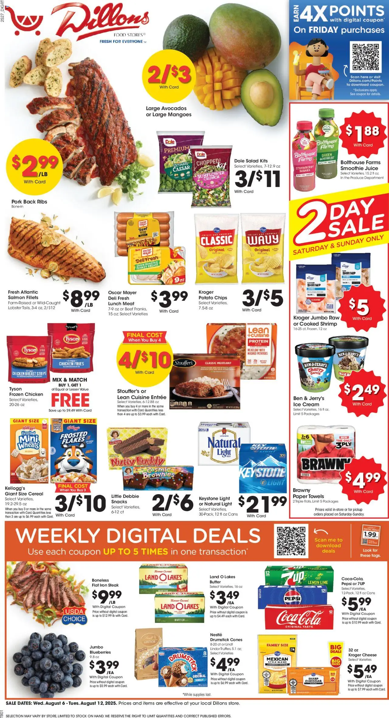 Dillons Weekly Ad - KS from 08/06/2025 - Flyer - Page number 1