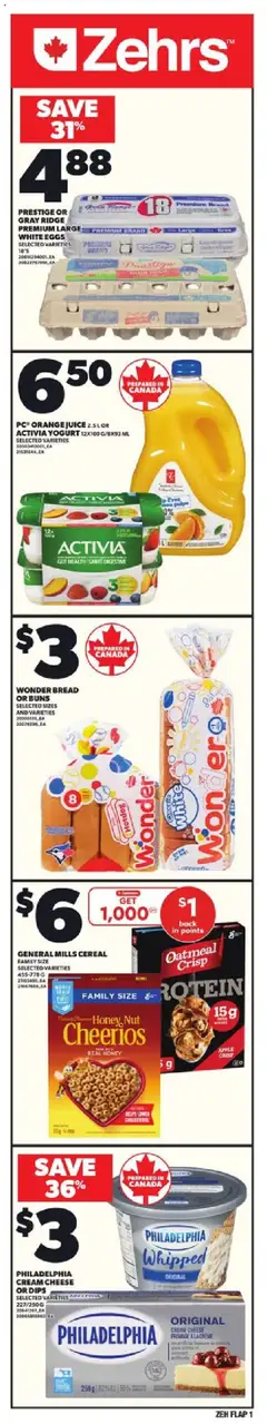 Un aperçu du dépliant Weekly flyer / circulaire du magasin Zehrs est valide à partir 18 sept. 2025