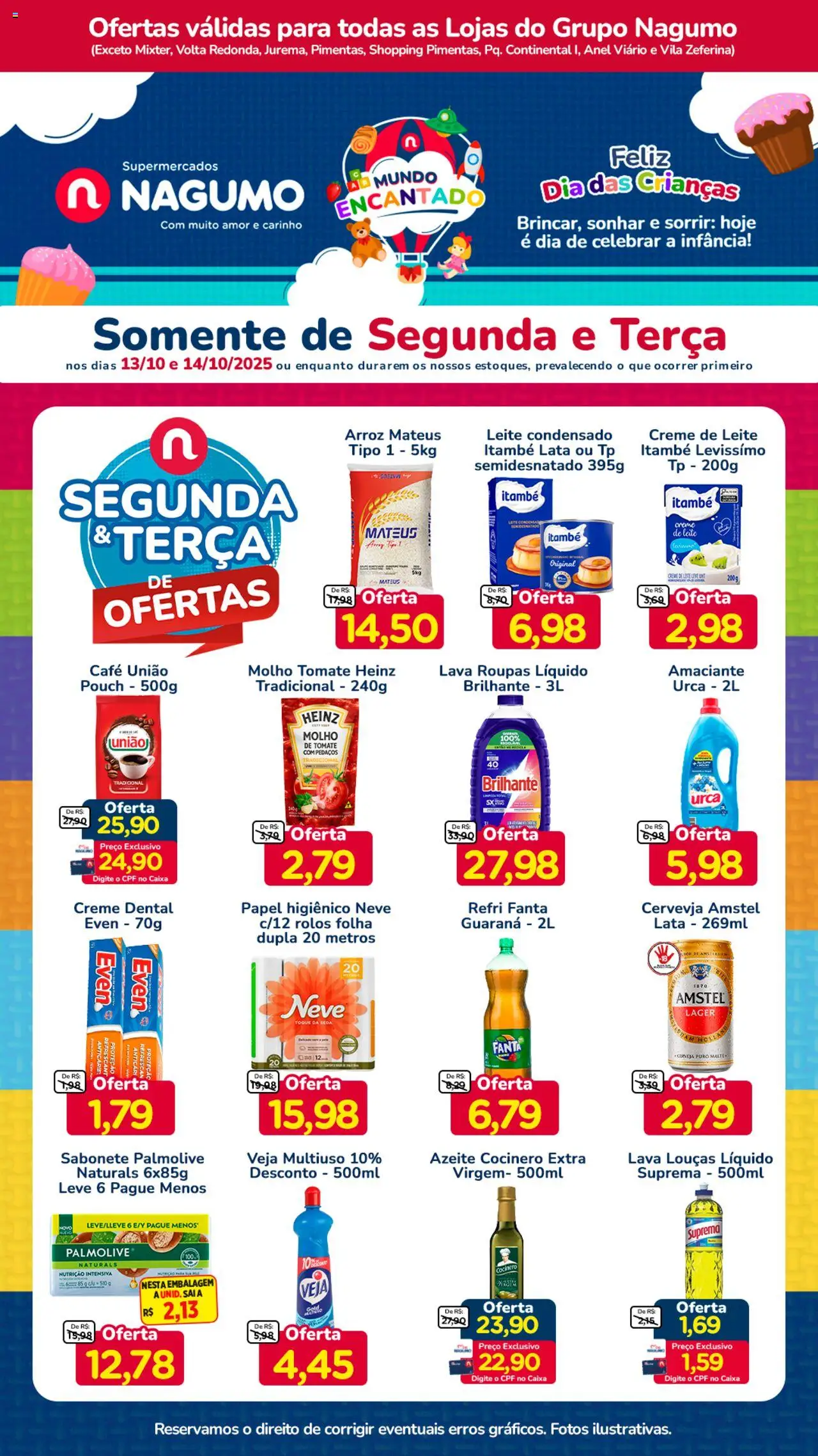 Nagumo folheto "Ofertas Segunda e Terça" válido a partir de 13/10/2025 - número de página 1