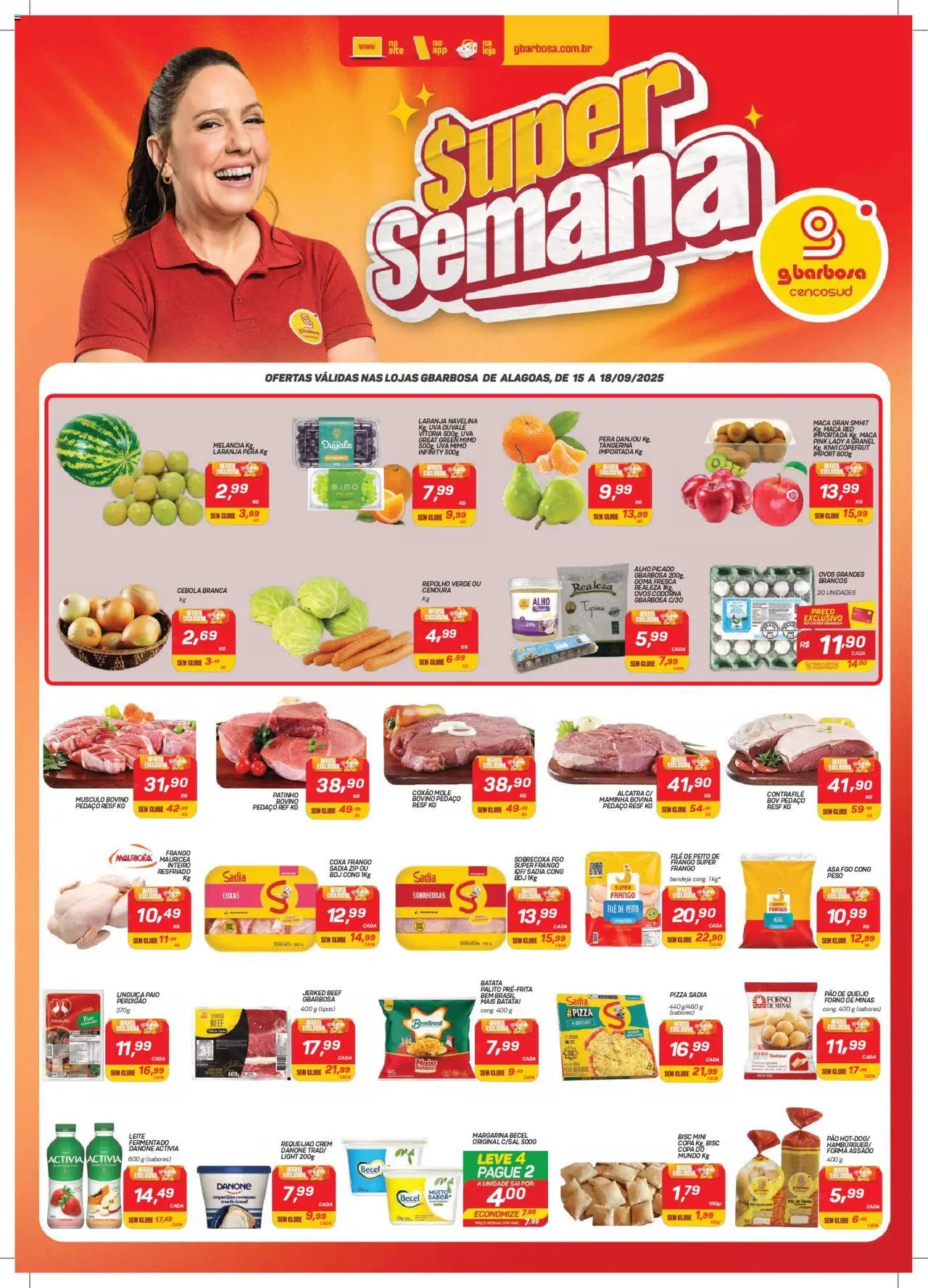 Gbarbosa folheto "Ofertas da semana" válido a partir de 15/09/2025 - número de página 1