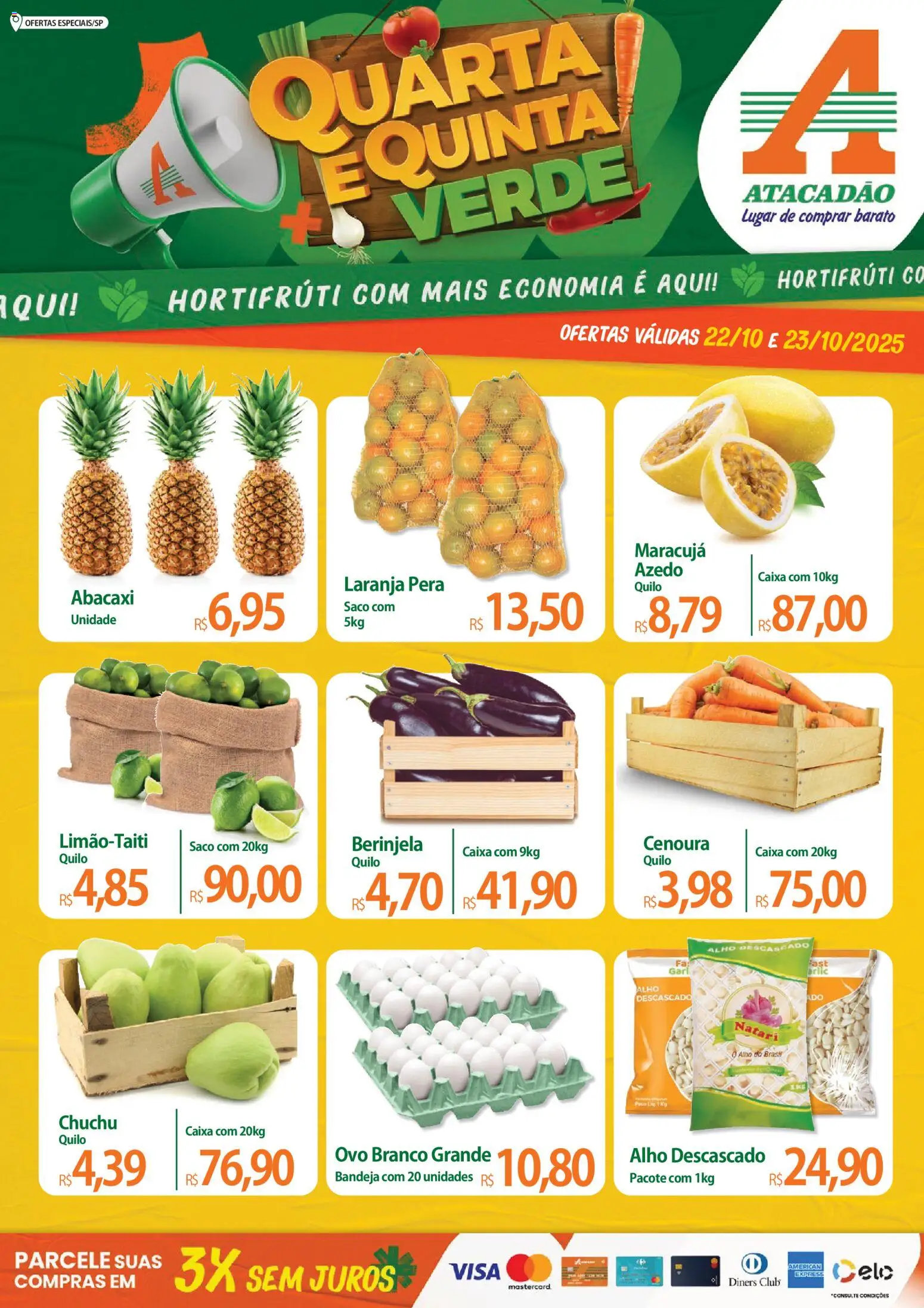 Atacadão folheto "Ofertas - SP" válido a partir de 22/10/2025 - número de página 1