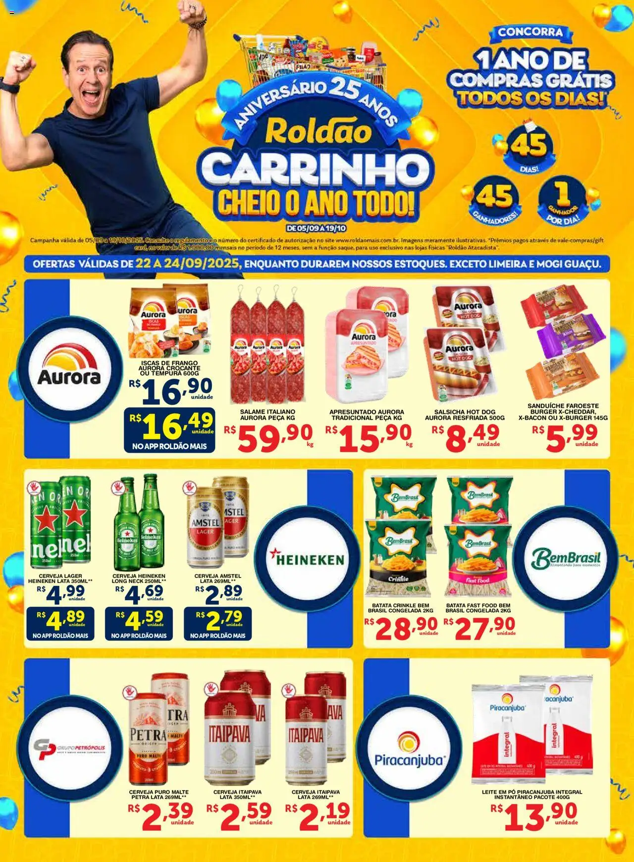 Roldão folheto "Ofertas Festival Cota Ouro" válido a partir de 22/09/2025 - número de página 1