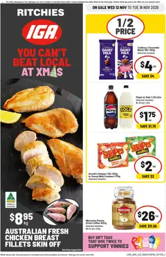 Preview of catalogue Ritchies VIC from shop IGA valid 12/11/2025