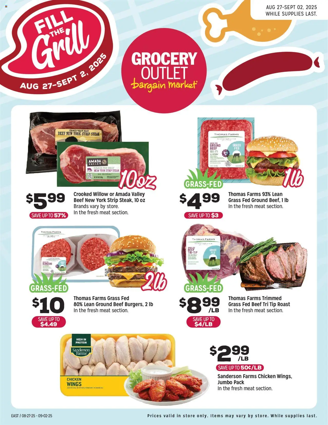 Grocery Outlet Weekly Ad from 08/27/2025 - Flyer - Page number 1