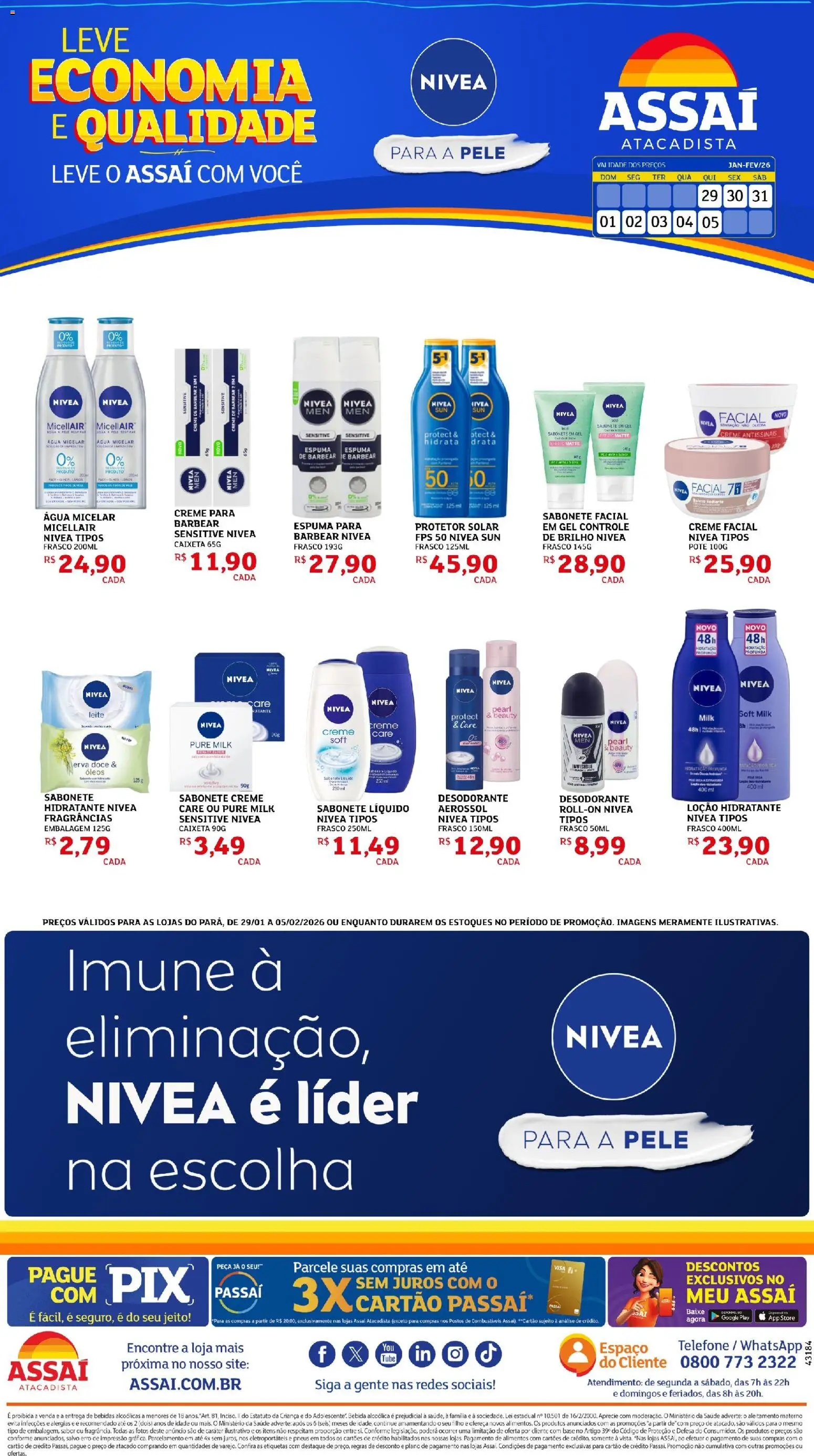 Pré-Visualização do folheto "Encarte - PA" da loja Assaí Atacadista válido a partir de 29/01/2026