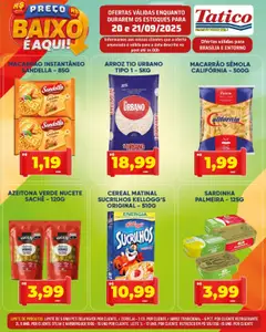 Pré-Visualização do folheto "Ofertas Final de Semana" da loja Tatico válido a partir de 20/09/2025