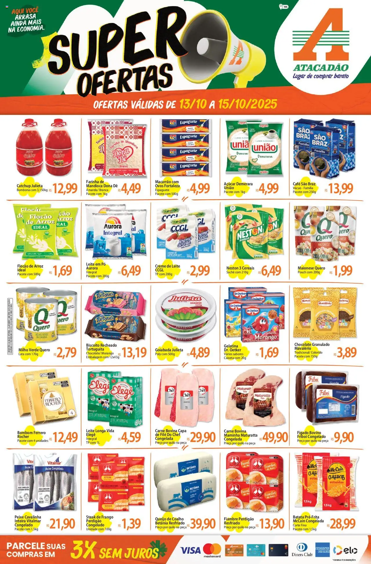 Atacadão folheto "Ofertas - MA" válido a partir de 13/10/2025 - número de página 1