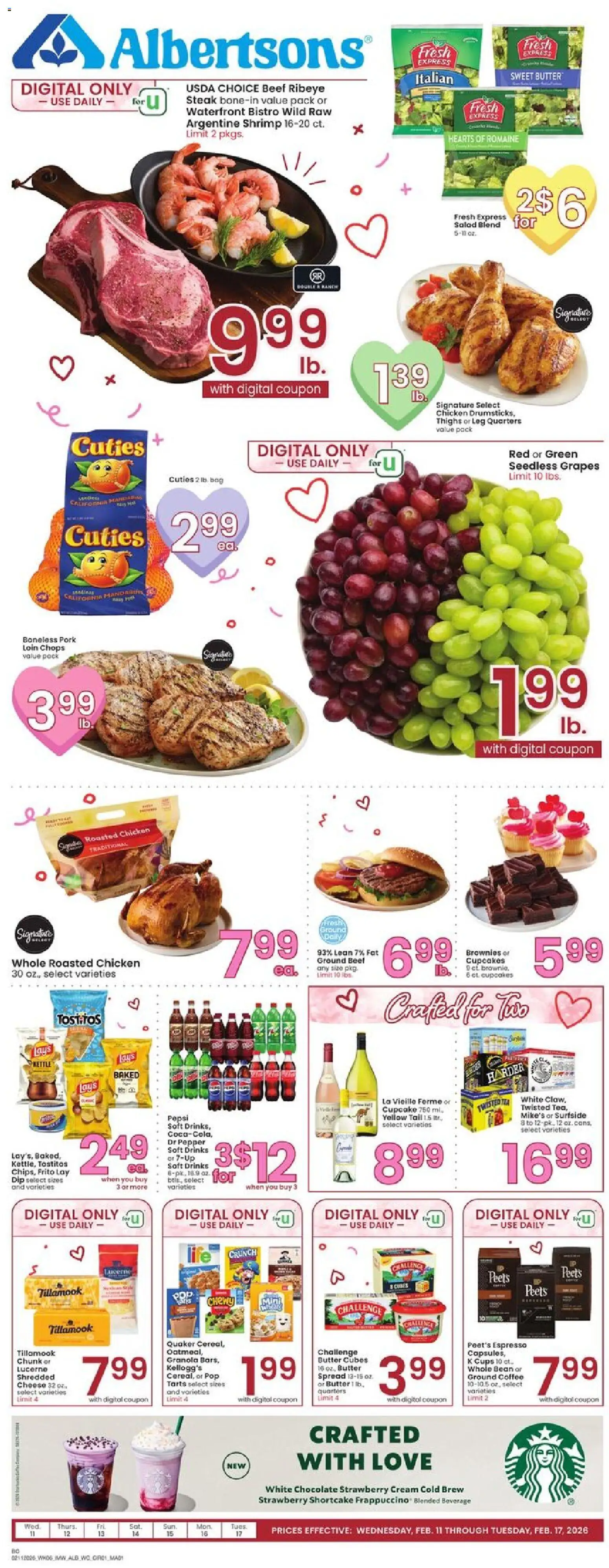 Ad Preview of Albertsons Weekly Ad from 02/11/2026