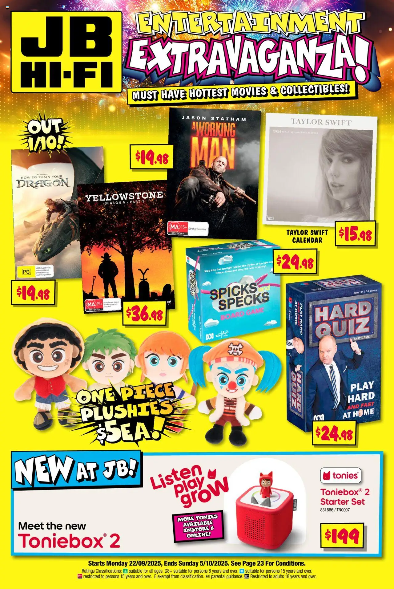 JB Hi-Fi catalogue valid from 22/09/2025 - page 1