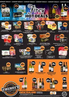 Preview of catalogue Catalogue from shop Thirsty Liquor valid 1 Aug 2025