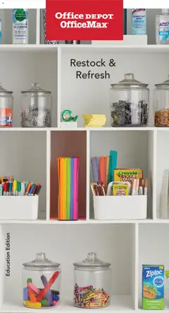 Ad Preview of Office Depot Education Edition Catalog from 01/01/2025