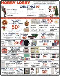 Ad Preview of Hobby Lobby Weekly Ad from 11/09/2025