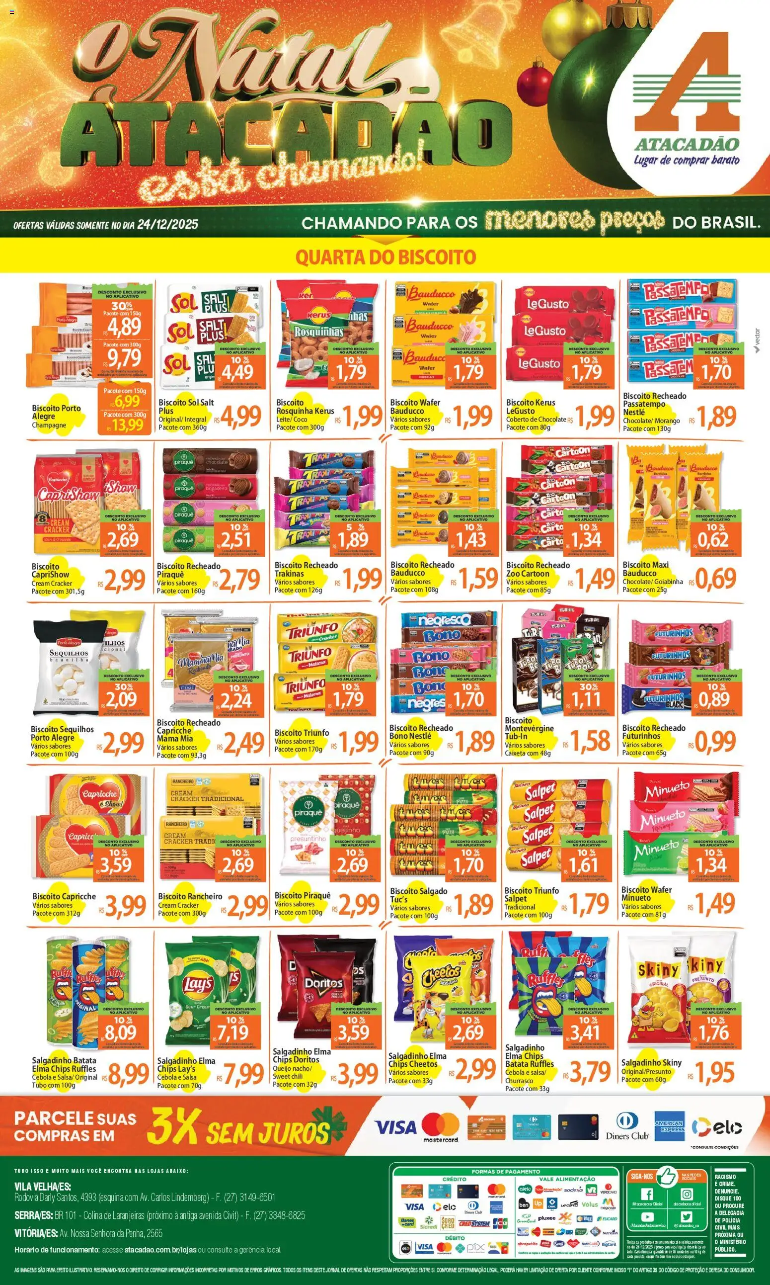 Pré-Visualização do folheto "Ofertas - ES" da loja Atacadão válido a partir de 24/12/2025