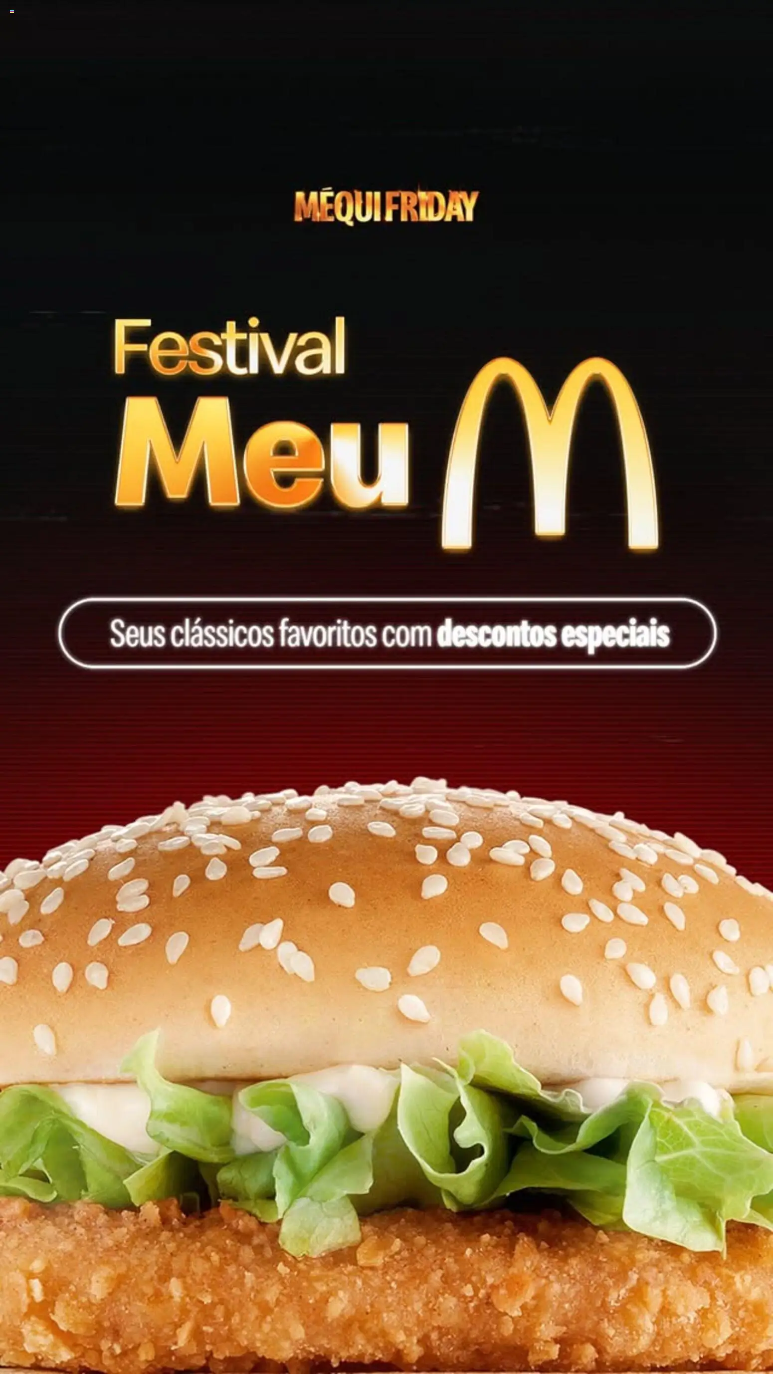 Pré-Visualização do folheto "Black Friday" da loja McDonald’s válido a partir de 03/12/2025