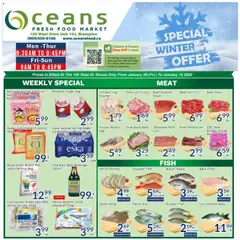 Un aperçu du dépliant Weekly Flyer - Brampton du magasin Oceans est valide à partir 9 janv. 2026