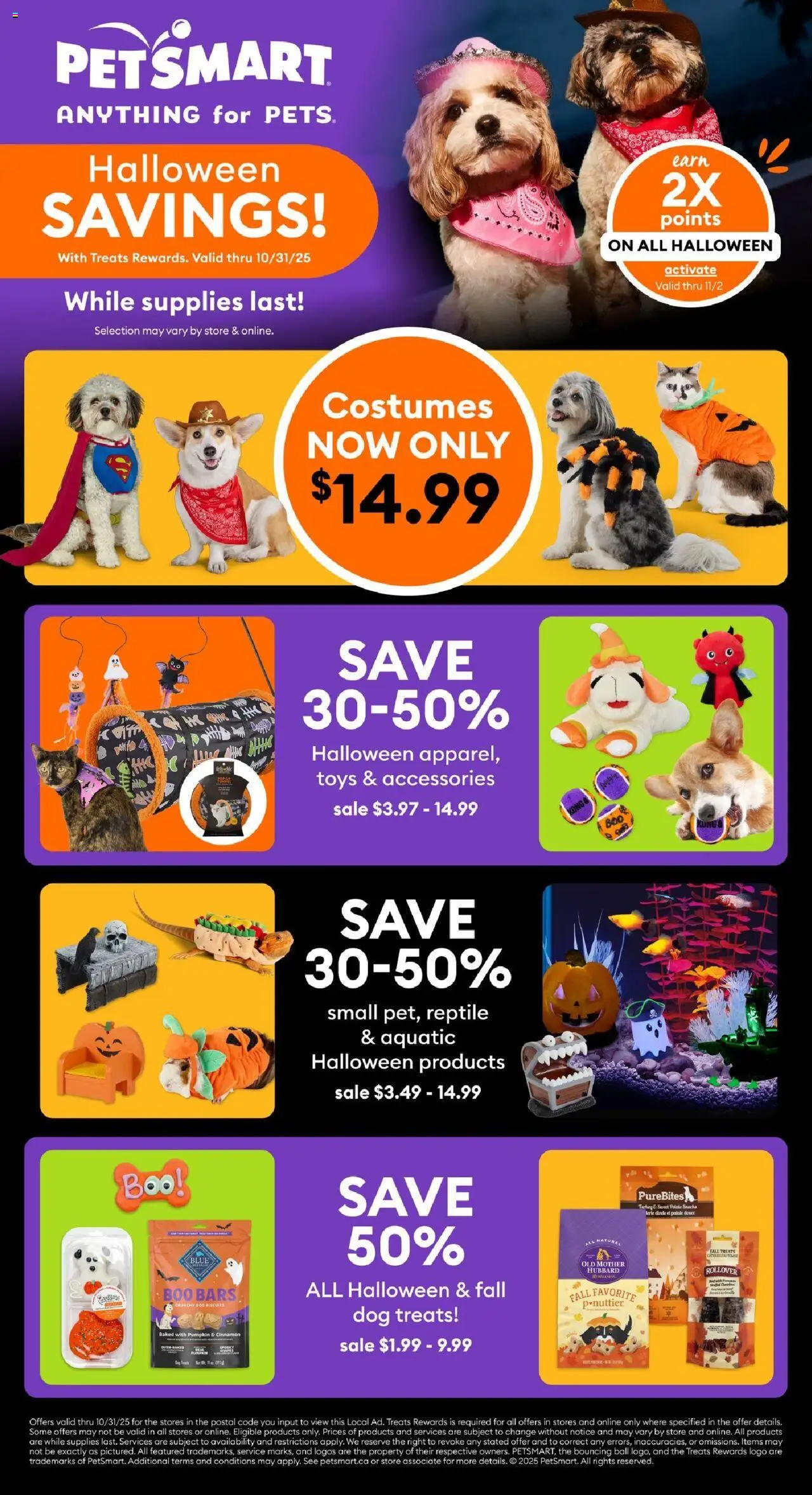 Petsmart flyer valid from Oct 17, 2025 - page number 1