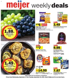 Ad Preview of Meijer Weekly Ad - MI from 09/17/2025