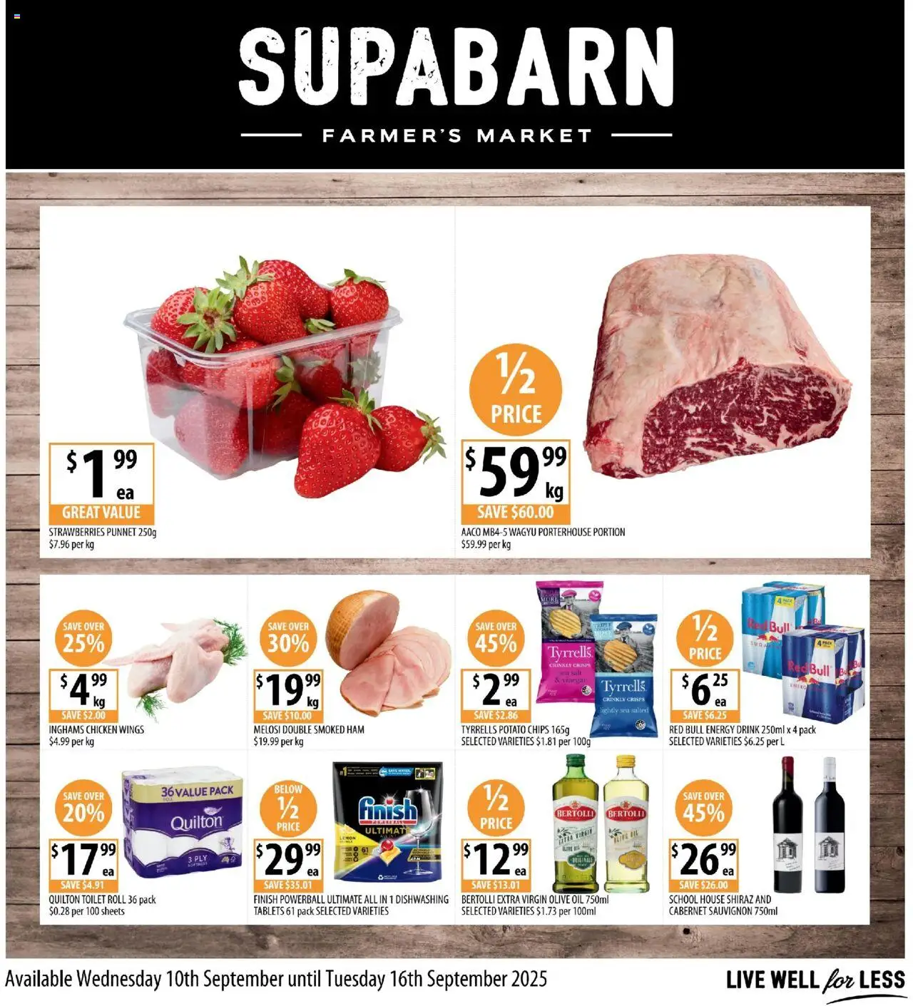 Preview of catalogue Catalogue from shop Supabarn valid 10/09/2025