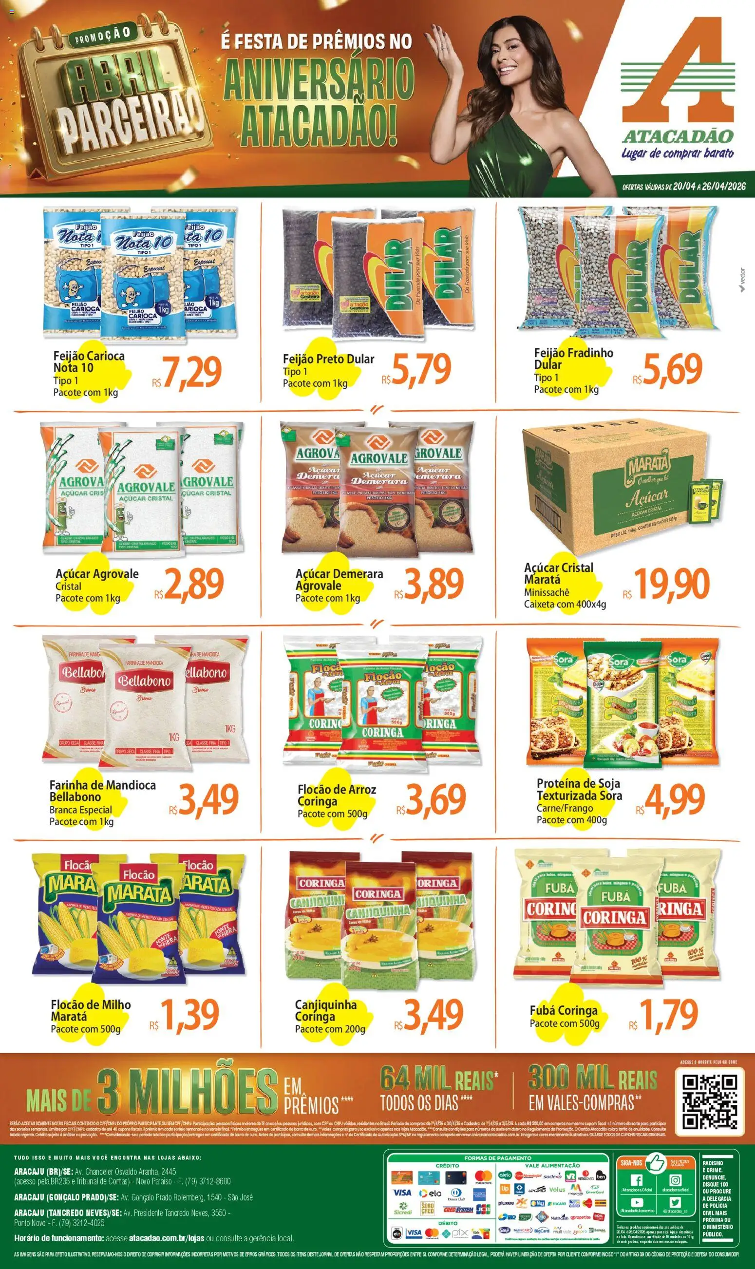 Pré-Visualização do folheto "Atacadão ofertas - SE" da loja Atacadão válido a partir de 20/04/2026