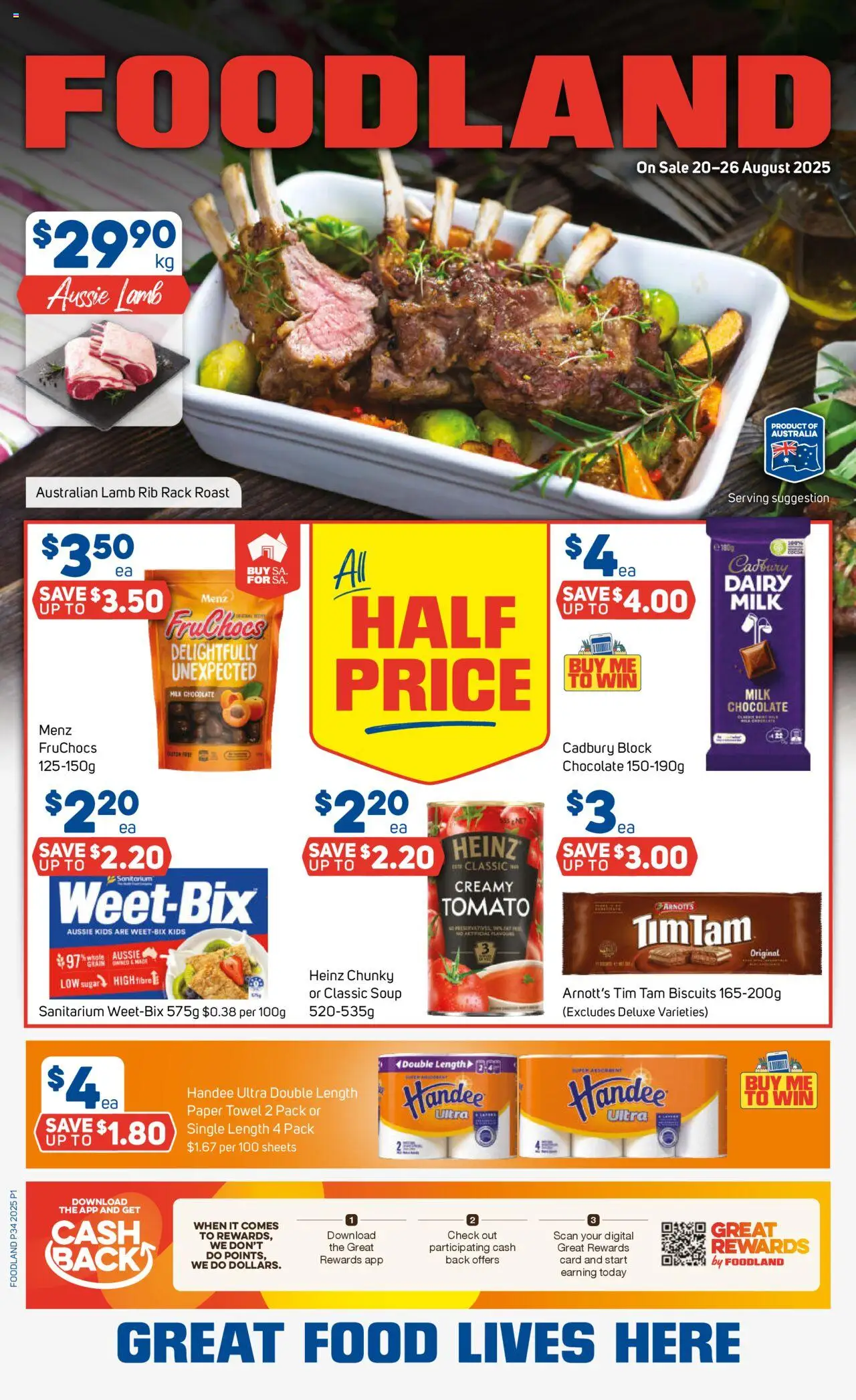 Foodland catalogue valid from 20/08/2025 - page 1