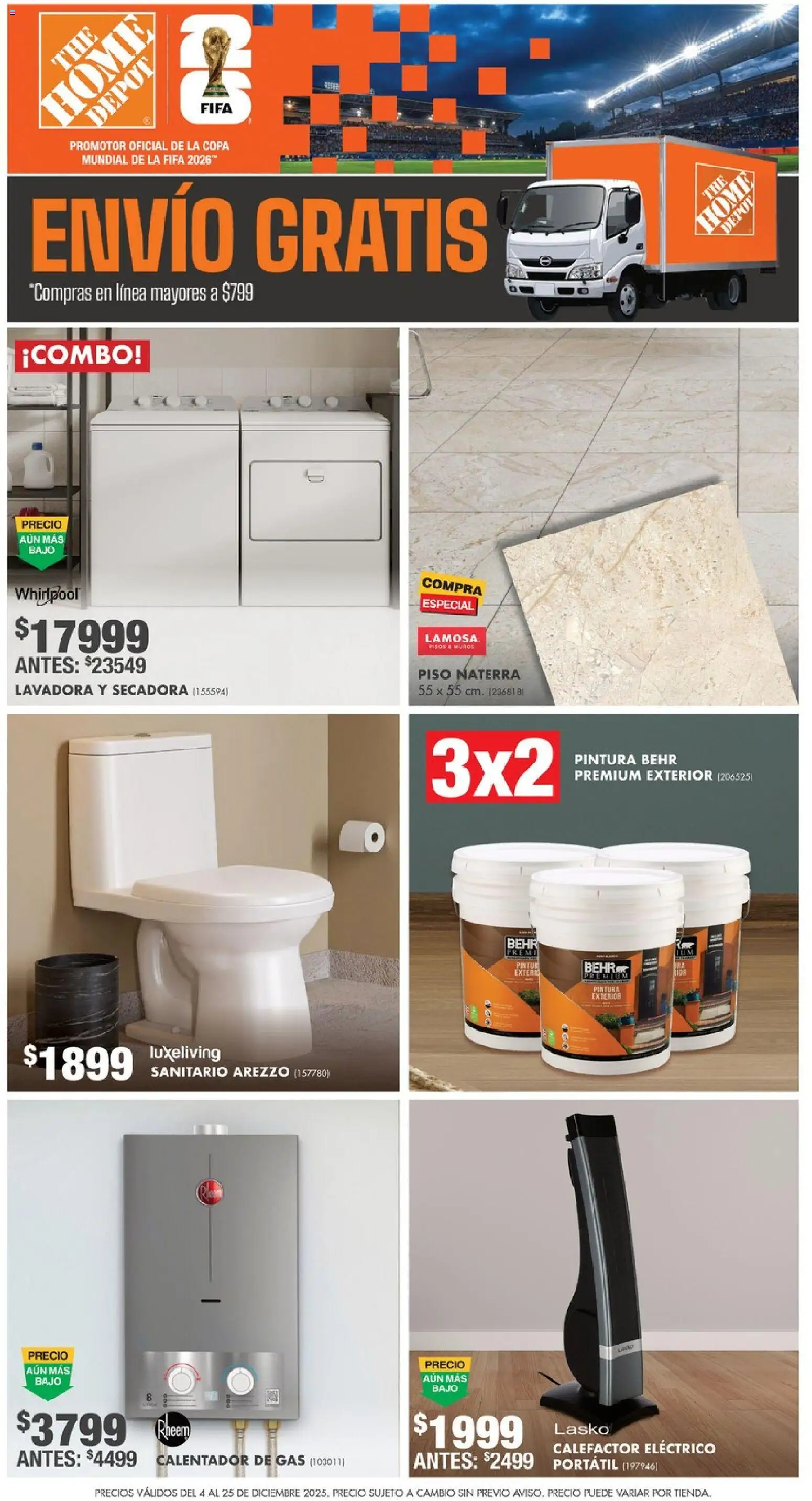 Vista previa las ofertas de la tienda Home Depot - Catálogo desde el 04/12/2025 