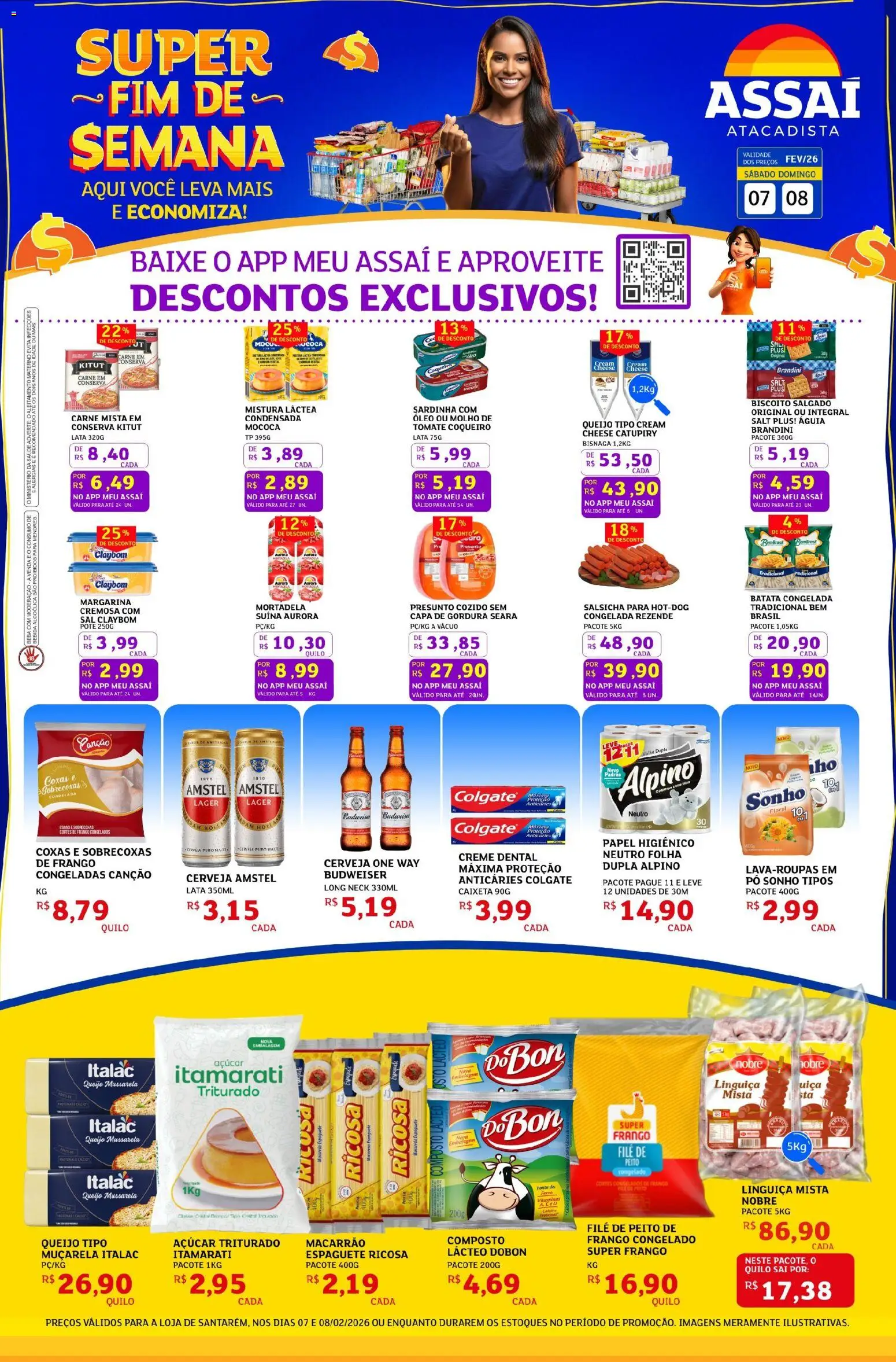 Pré-Visualização do folheto "Encarte - PA" da loja Assaí Atacadista válido a partir de 07/02/2026