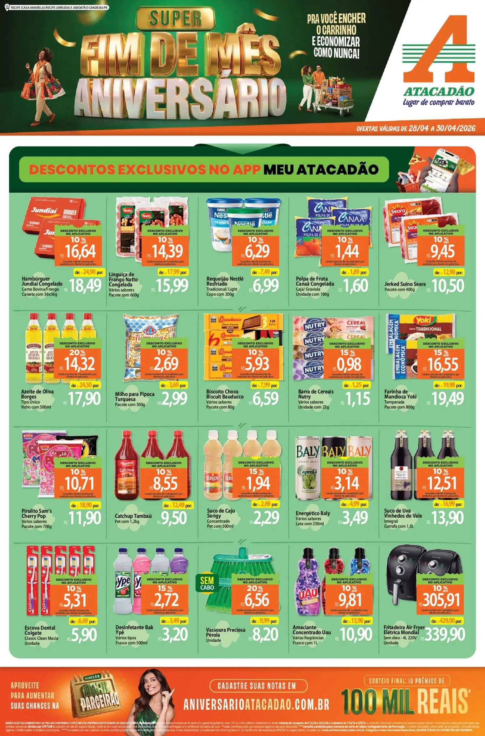 Pré-Visualização do folheto "Atacadão ofertas - PE" da loja Atacadão válido a partir de 28/04/2026