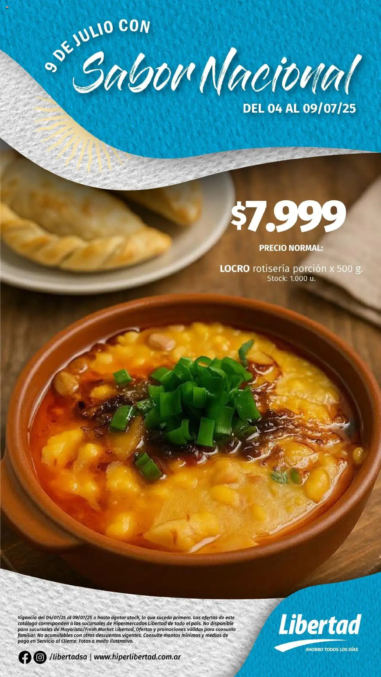 Hipermercado Libertad Sabor Nacional del 04/07/2025 Online
