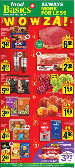 Preview of leaflet Woodbridge from shop Food Basics is valid from Jan 22, 2026