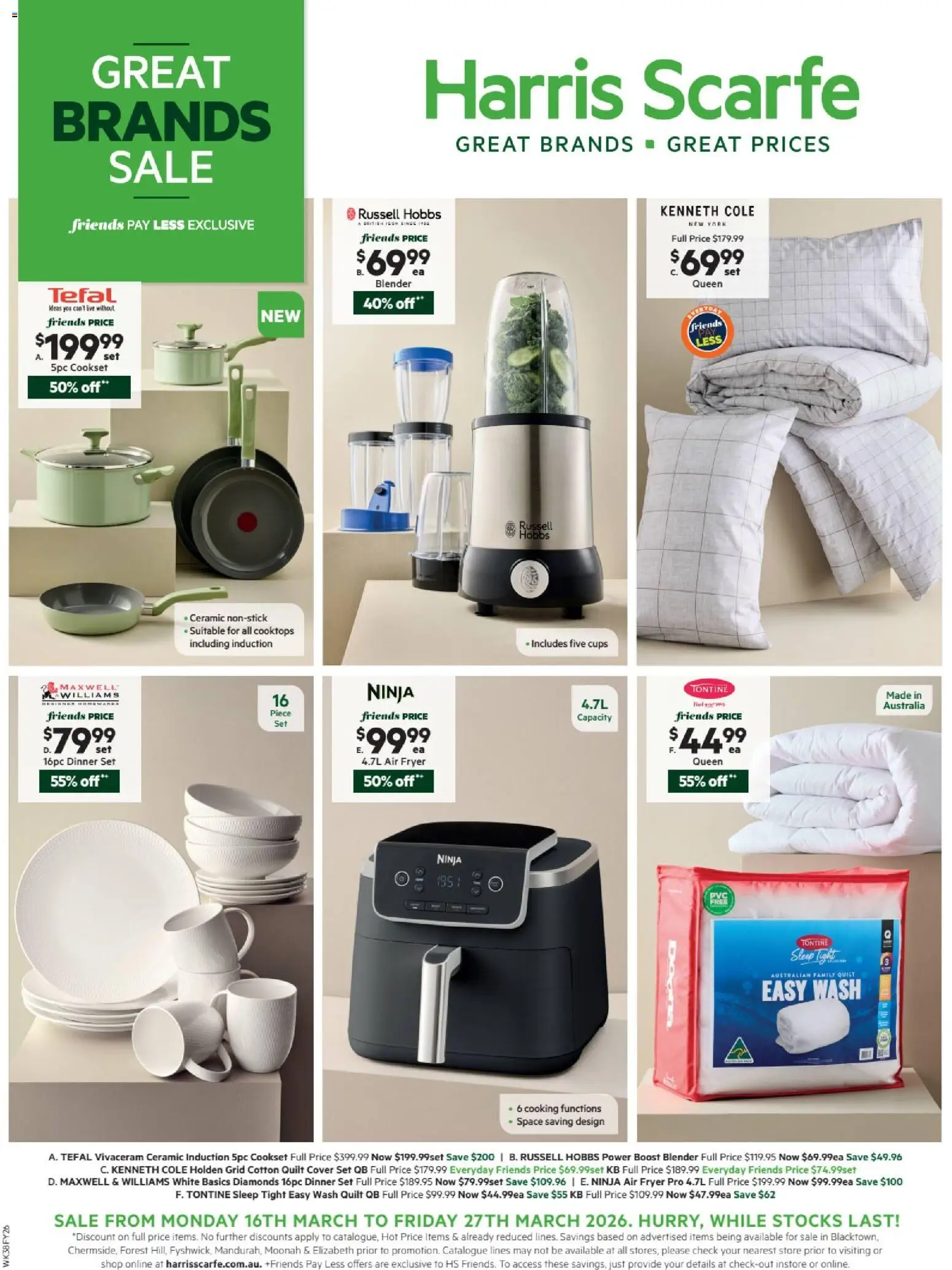 Preview of catalogue Harris Scarfe catalogue from shop Harris Scarfe valid 16/03/2026