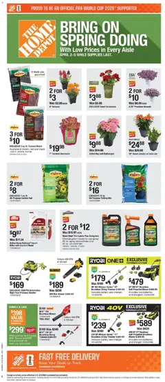 Ad Preview of Home Depot Home Depot Local Ad - CA from 04/02/2026