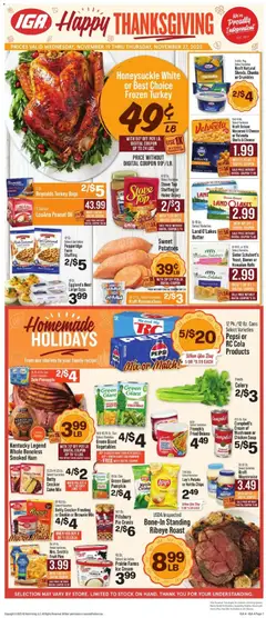 Ad Preview of IGA Weekly Ad from 11/19/2025