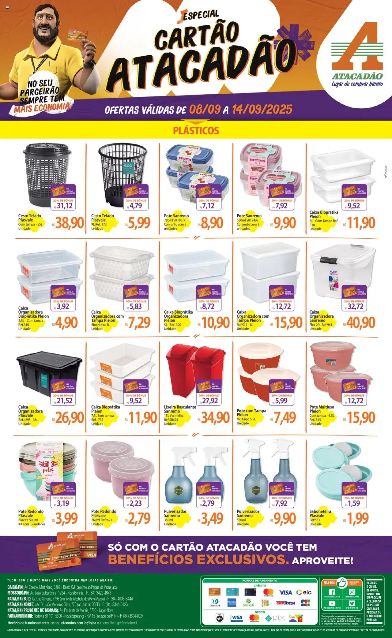 Atacadão folheto "Ofertas - RN" válido a partir de 08/09/2025 - número de página 1