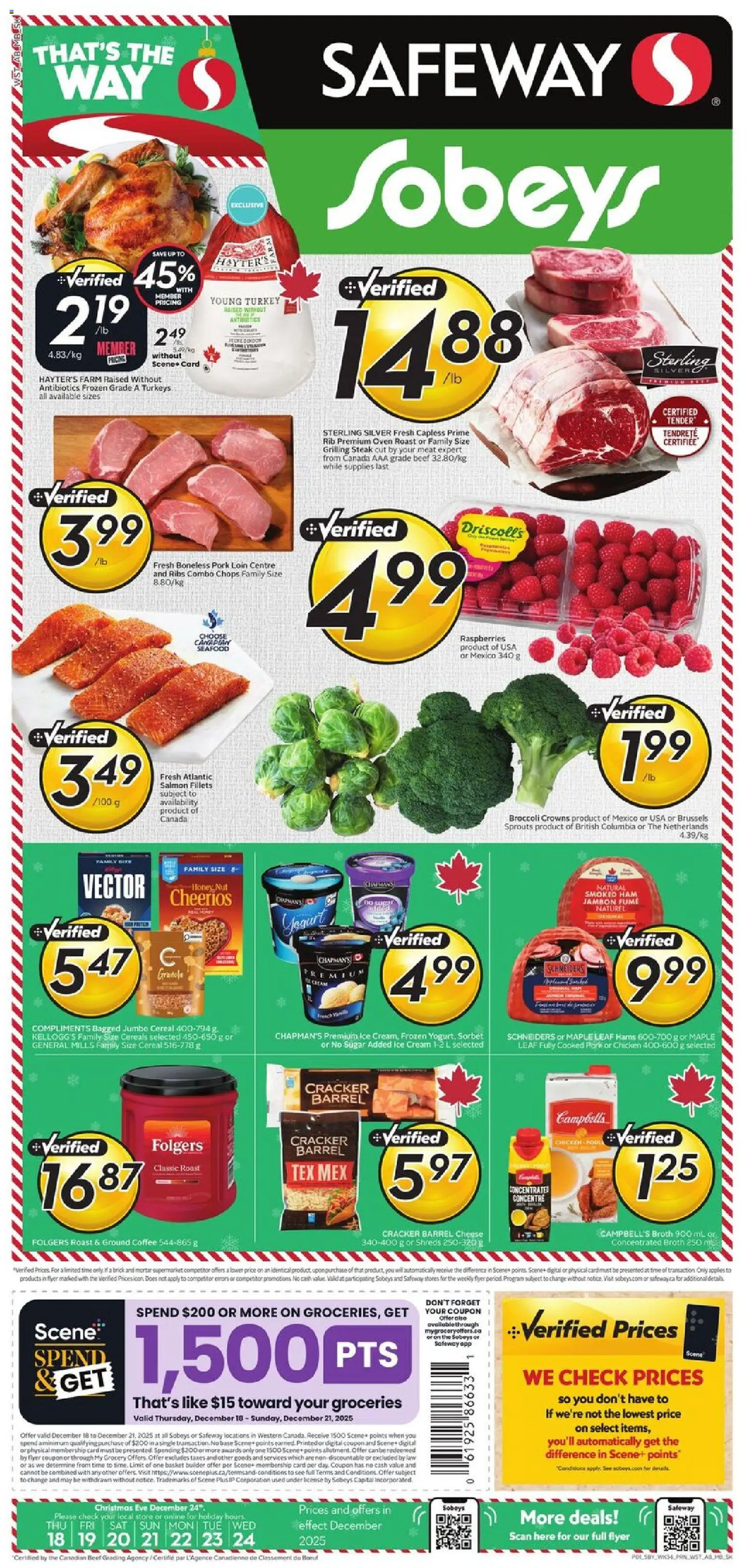 Preview of leaflet Weekly Flyer - AB from shop Safeway is valid from Dec 18, 2025