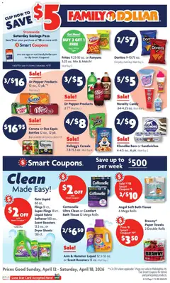 Ad Preview of Family Dollar Family Dollar Weekly Ad from 04/12/2026