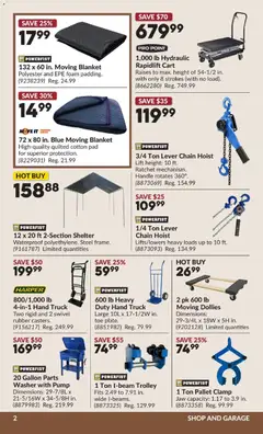 Preview of leaflet 2 Week Sale! from shop Princess Auto is valid from Nov 04, 2025 | Page: 9