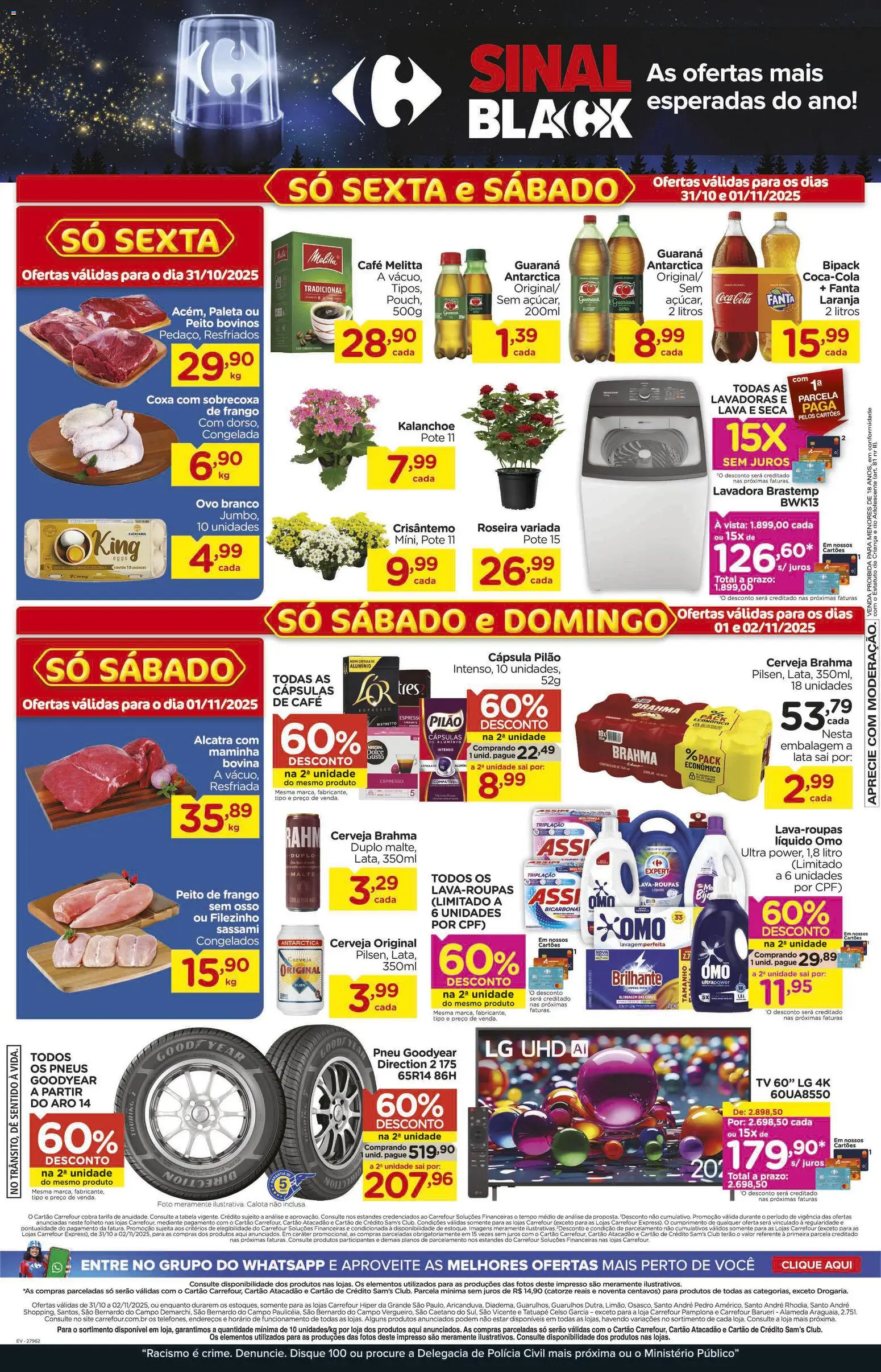 Pré-Visualização do folheto "Black Friday" da loja Carrefour válido a partir de 31/10/2025