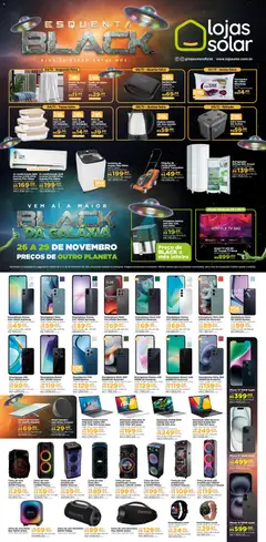 Pré-Visualização do folheto "Black Friday" da loja Lojas Solar válido a partir de 01/11/2025