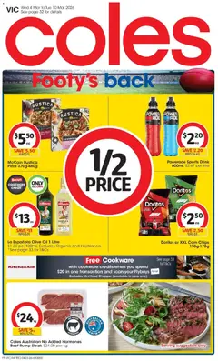 Preview of catalogue Coles catalogue VIC from shop Coles valid 04/03/2026