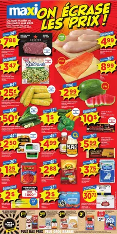 Preview of leaflet Weekly flyer / circulaire from shop Maxi is valid from Jul 31, 2025