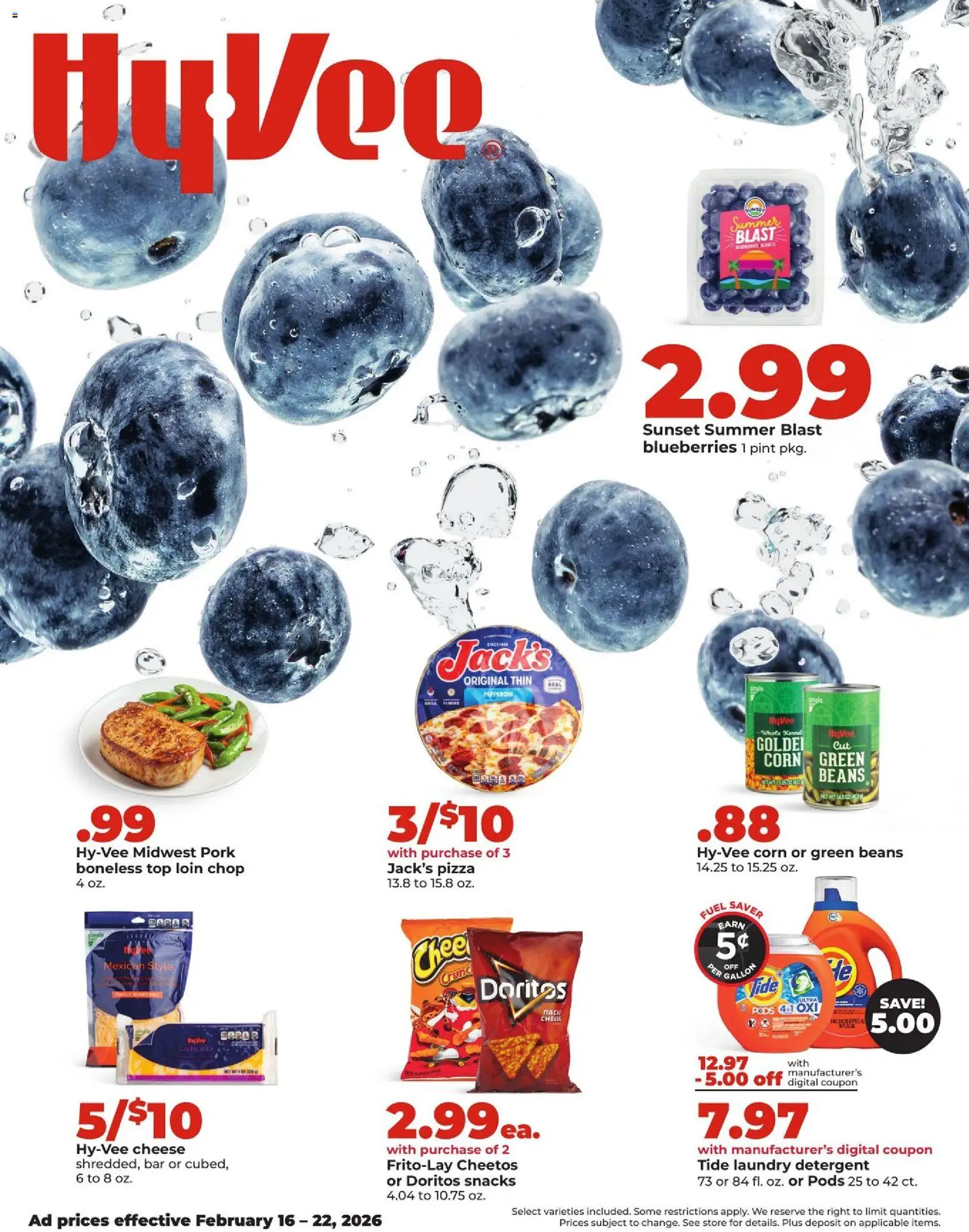 Ad Preview of HyVee Weekly Ad from 02/16/2026