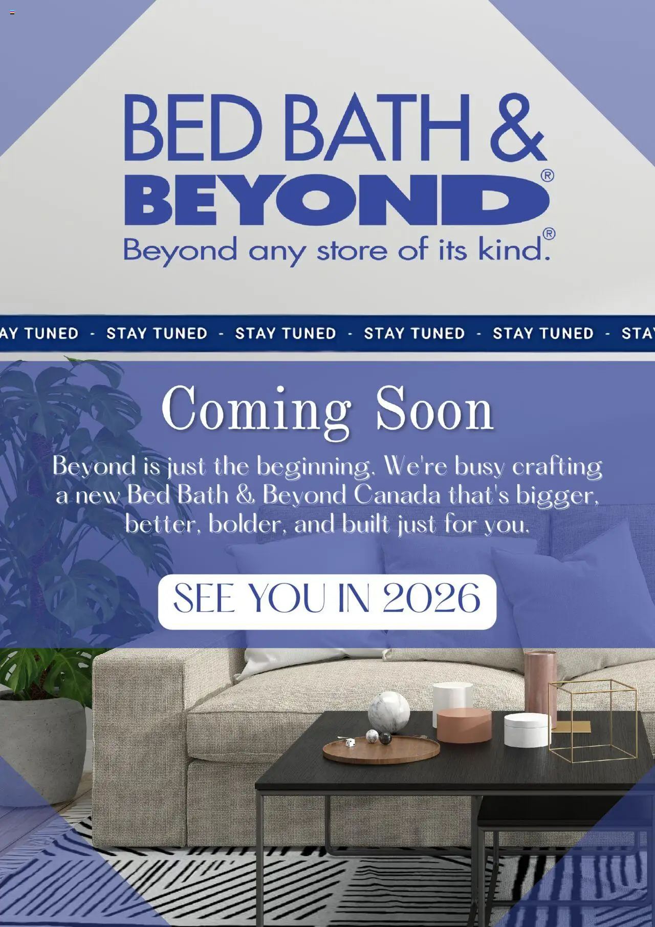 Bed Bath & Beyond flyer valid from Jul 22, 2025 - page number 1