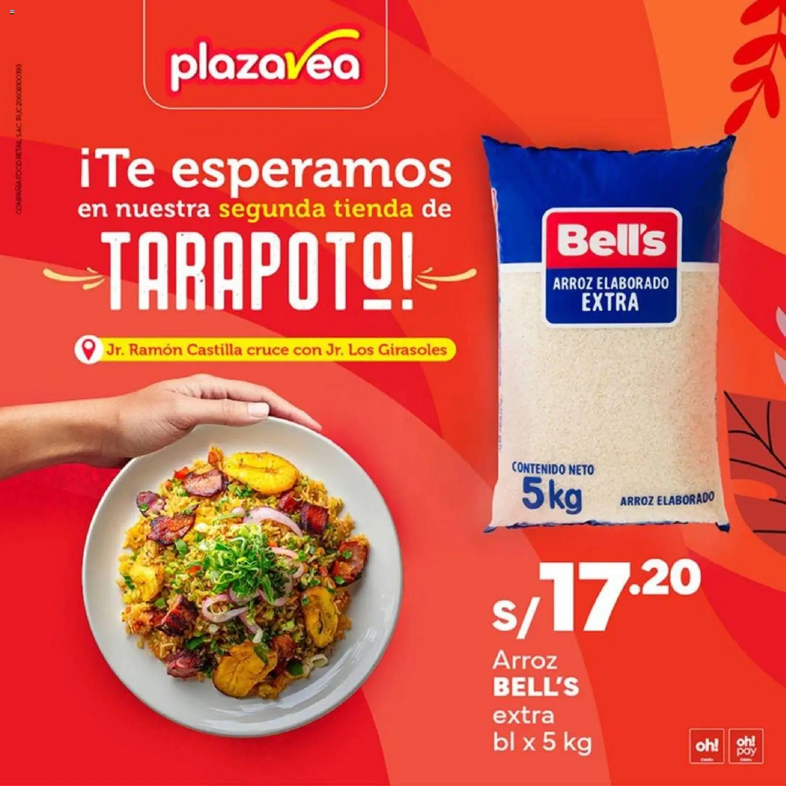 Vista previa de ESPECIAL TARAPOTO N2 de la tienda Plaza Vea válido desde 21/11/2025 - Arroz