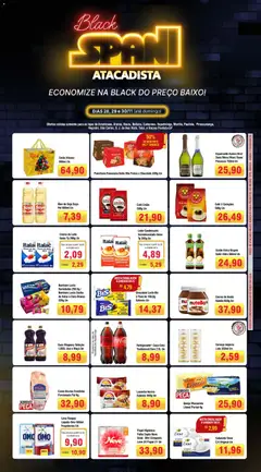 Pré-Visualização do folheto "Black Friday" da loja Spani Atacadista válido a partir de 28/11/2025